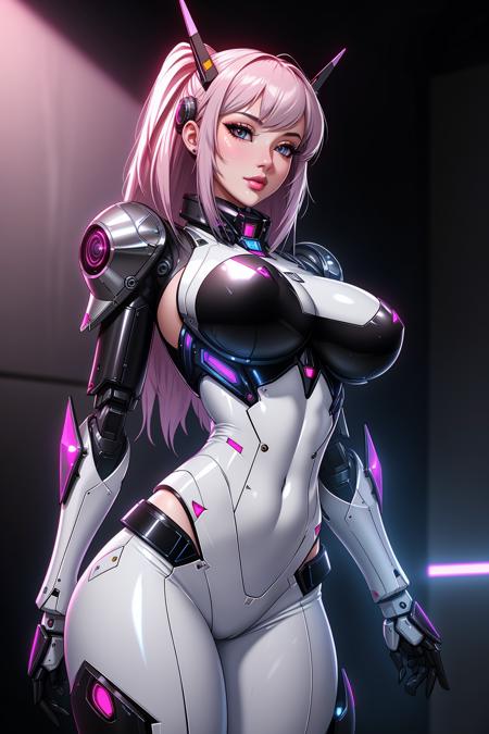 00097-354277415-bimbo,glossy,_((Masterpiece, best quality)), edgQuality_edgMechagirl, a woman in a mecha outfit,futuristic armor,wearing edgMech.png